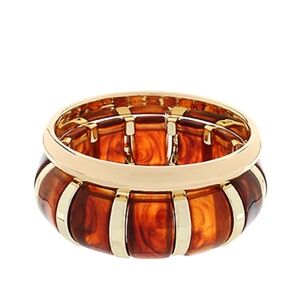 2 Row Mable & Metal Station Bracelet